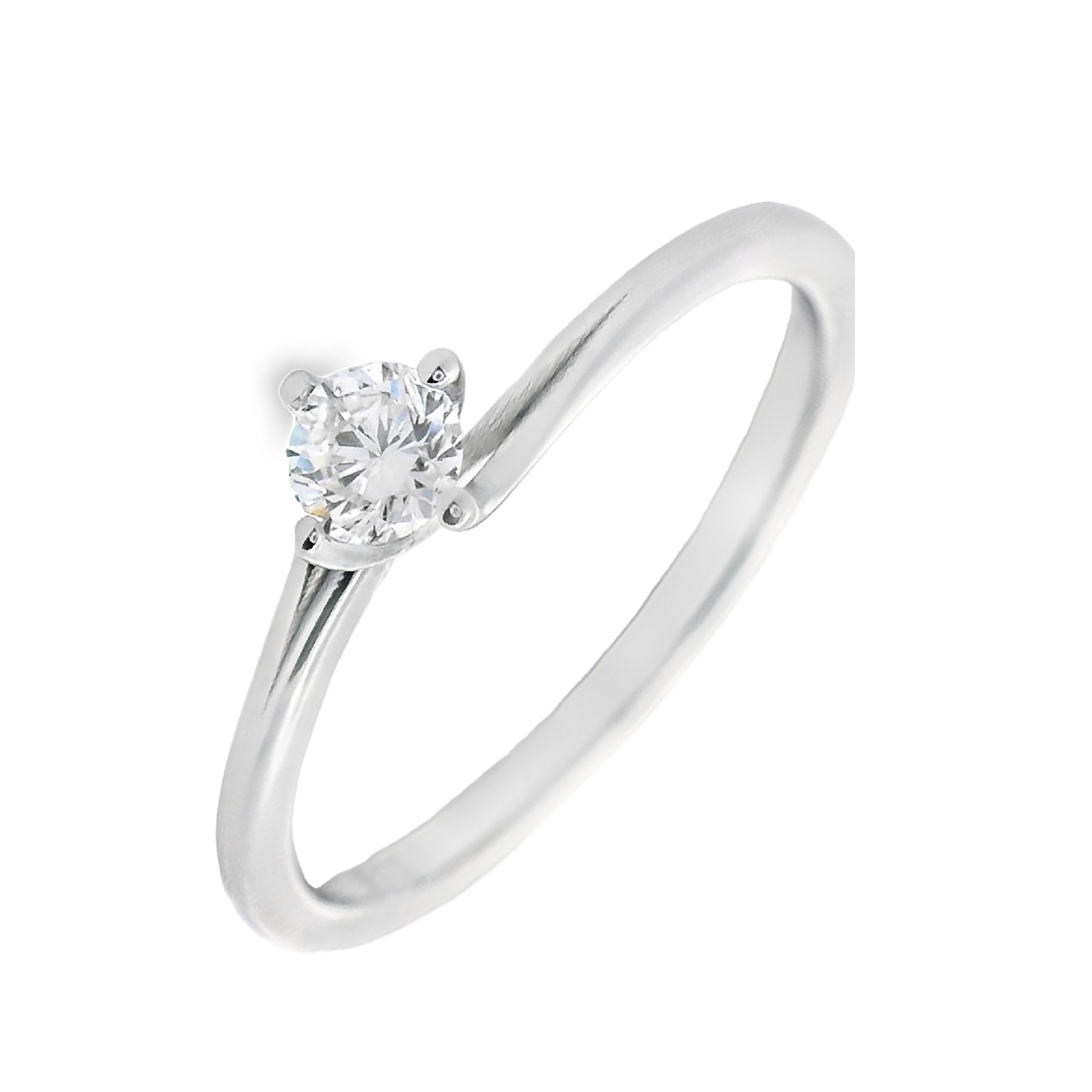 Deze ring van Louis Bros is vervaardigd uit 14 karaat witgoud (1.63 gr.) en is gezet met 1 briljant geslepen diamanten met een totaalgewicht van 0.15ct. De ring heeft een diameter van 4.7 mm, minimale breedte van 1.5 mm. en een hoogte van 4.5 mm. Deze adembenemende witgouden solitaire ring met een schitterend steentje is de perfecte keuze voor een speciale gelegenheid. De combinatie van het elegante witgoud en het stralende steentje zorgt voor een tijdloos en stijlvol design. Laat deze prachtige ring de blikvanger zijn van elke outfit en laat het de liefde en verbondenheid symboliseren. Een betoverende keuze voor die ene speciale persoon in je leven.
De ring is verkrijgbaar in meerdere afmetingen.

Verkrijgbaar vanaf 0.25crt .
Leverbare goudkleuren: 14/18kts geelgoud, 14/18kts witgoud, 14/18kts roségoud en alle bicolor combinaties.